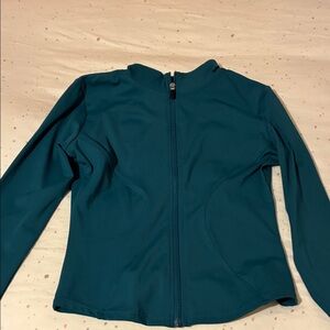 lululemon athletica Teal Zip-Up Bomber Jacket